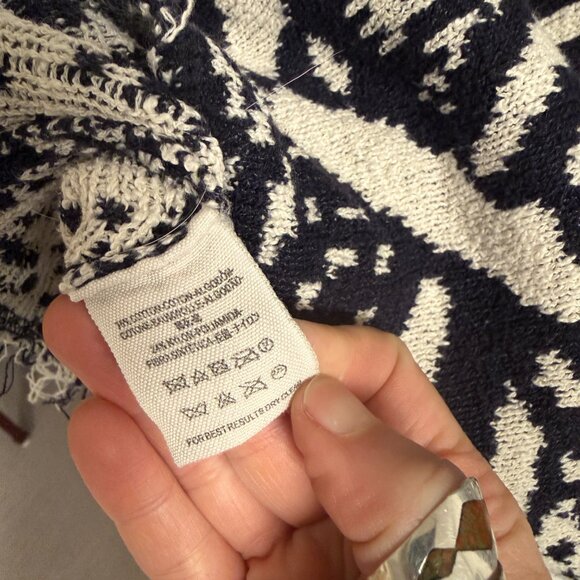 Free People Smitten Kitten Slouchy Mandala Boho Cardigan Medium - Picture 10 of 11